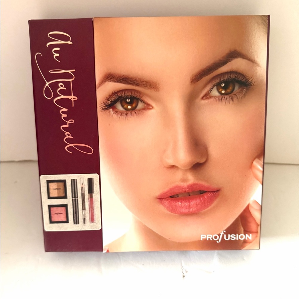 Profusion Cosmetics Au Natural Eyeshadow Palette - Rose, Peach, Gold